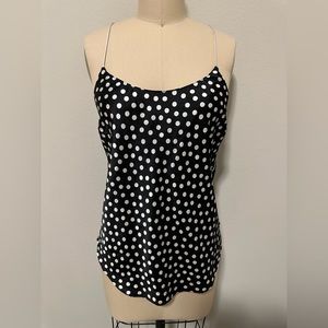 VICTORIA’S SECRET Black Polkadot Tank size small
